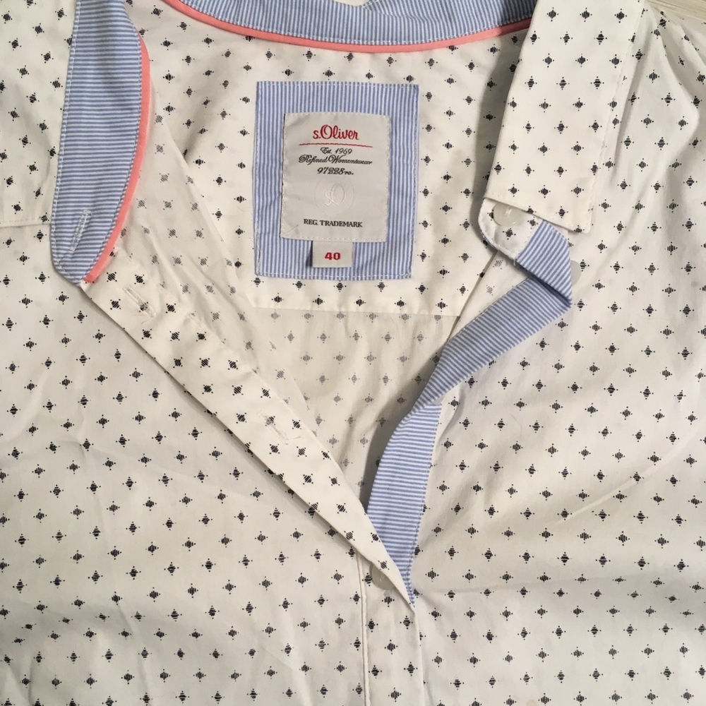 3/4 Button & Collared Blouse - Picture 5 of 8
